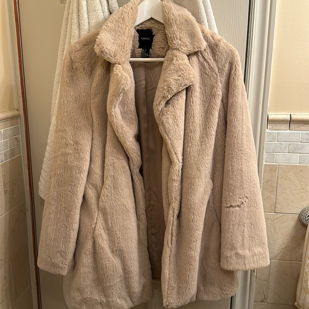 Forever 21 Fuzzy Jacket